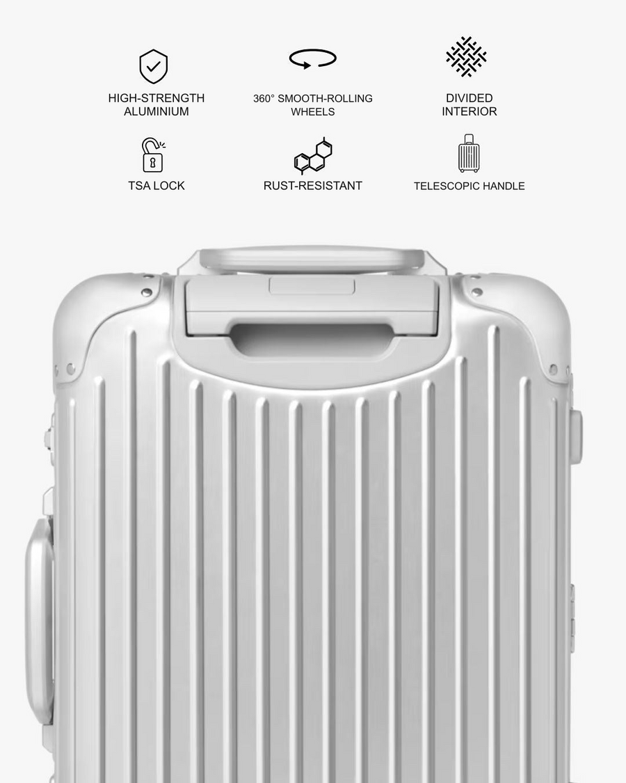 ALTAIR Original Cabin silver suitcase, feature overview